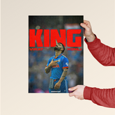 Virat Kohli – KING of Cricket Poster